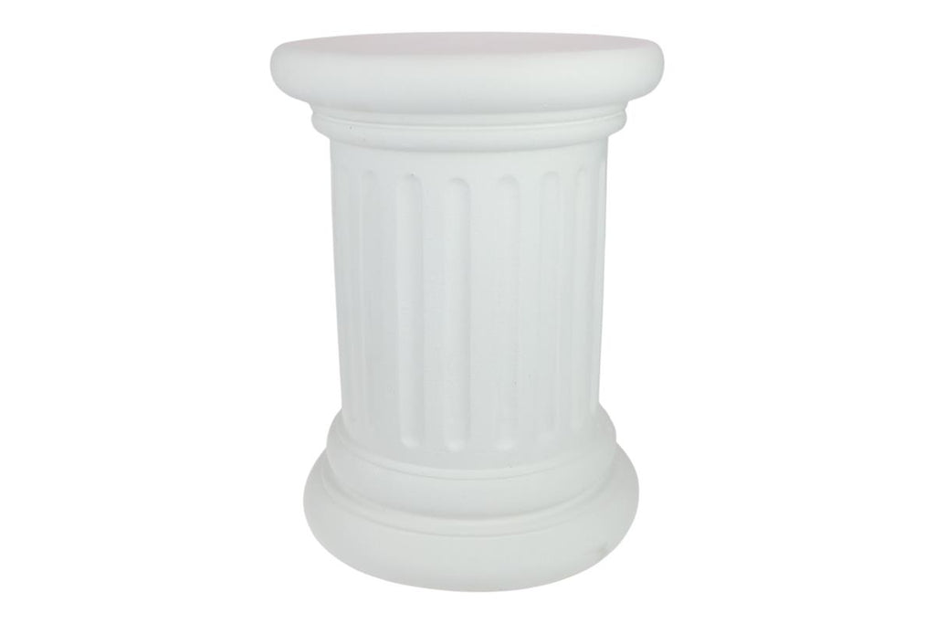 White Fluted Decorative Column – 50cm
