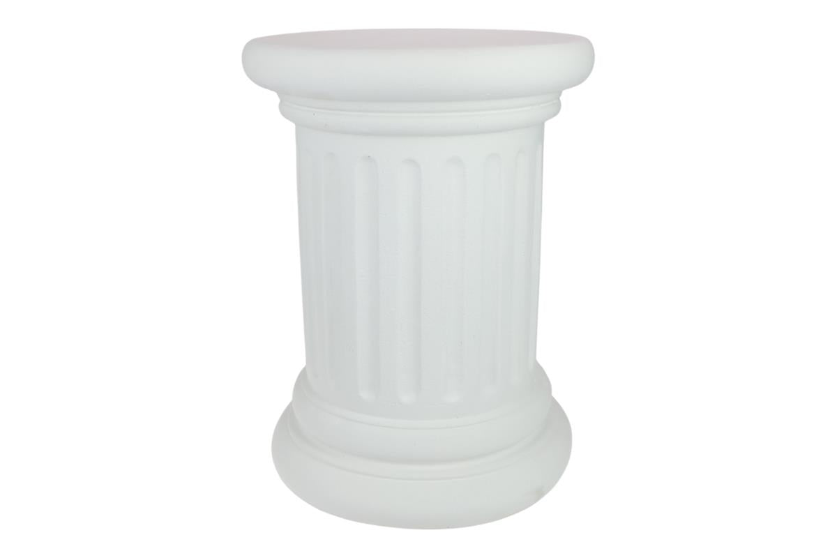 White Fluted Decorative Column – 50cm