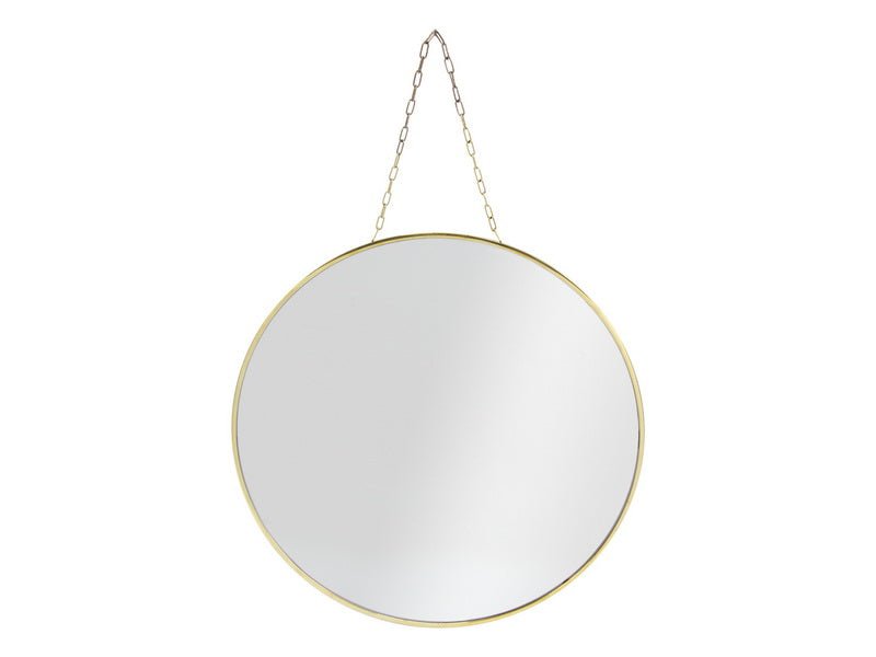 Aurelia Gold Hanging Wall Mirror - Sol & Stone