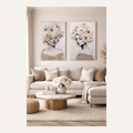 Blooming Elegance 2 - Piece Canvas Set - Sol & Stone
