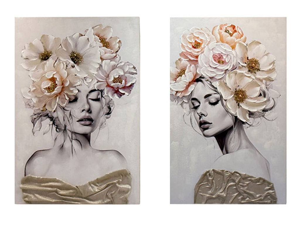 Blooming Elegance 2 - Piece Canvas Set - Sol & Stone