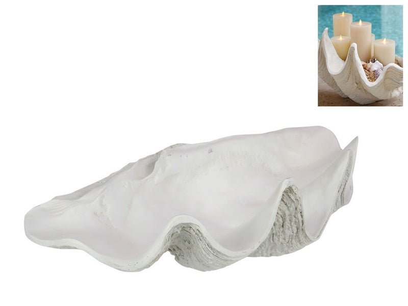 Coastal Clam Shell Decorative Bowl - Sol & Stone