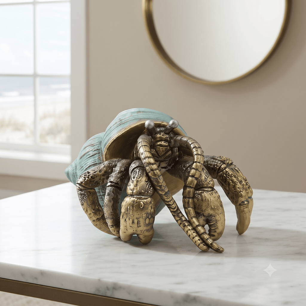 Gold Hermit Crab Décor - Sol & Stone