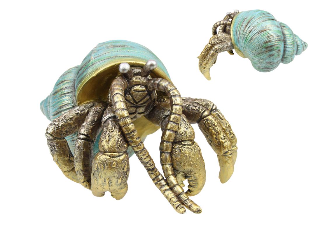 Gold Hermit Crab Décor - Sol & Stone