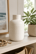 Textured Ceramic Decorative Table Vase - Sol & Stone