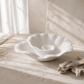 White Swirl Shell Bowl - Sol & Stone